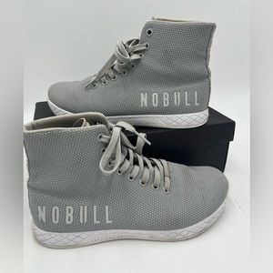 No Bull Women’s High Top Trainers Arctic Grey Size 8.5
